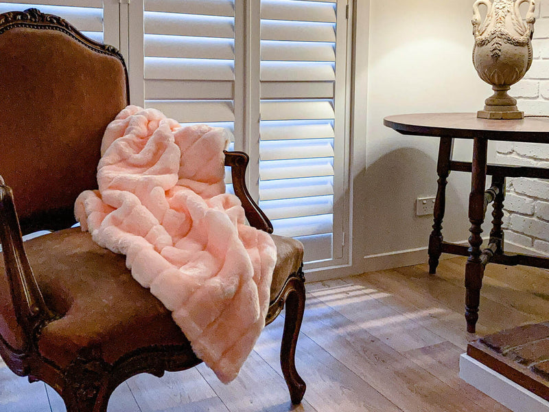 Luxury Mink Faux Fur Throw Blanket