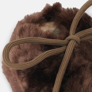 Faux Fur Baby Booties