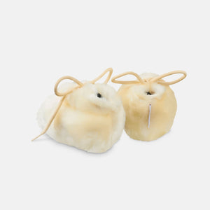 Faux Fur Baby Booties