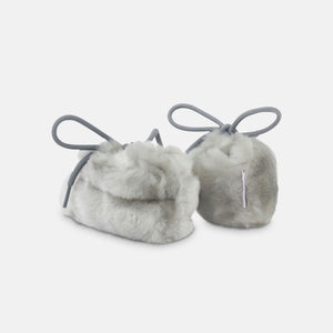 Faux Fur Baby Booties