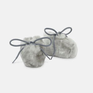 Faux Fur Baby Booties