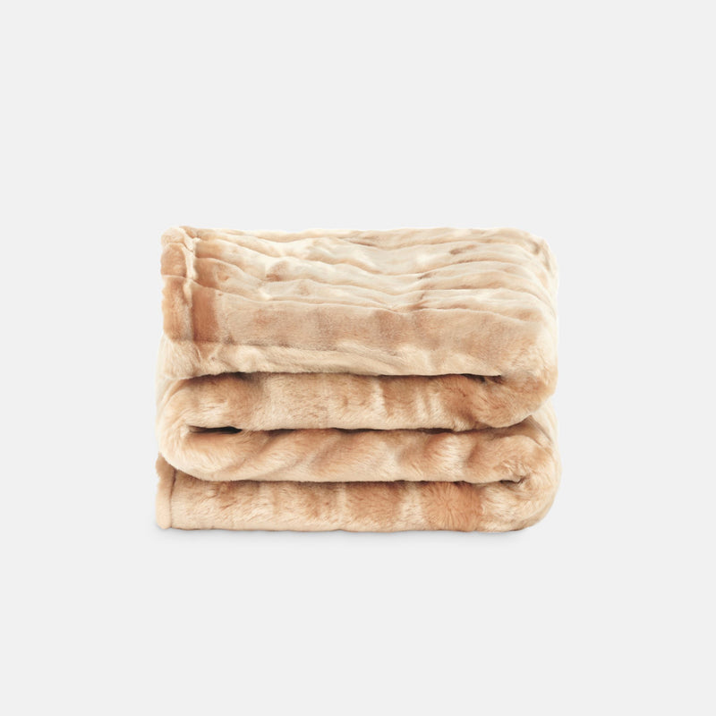 Luxury Mink Faux Fur Throw Blanket