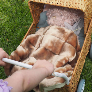 Faux Fur Doll Blanket