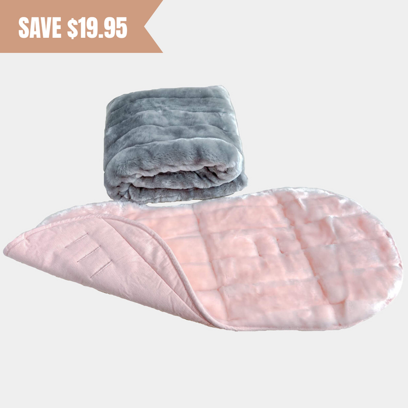 Baby Gift Bundle: Blanket and Pram Liner