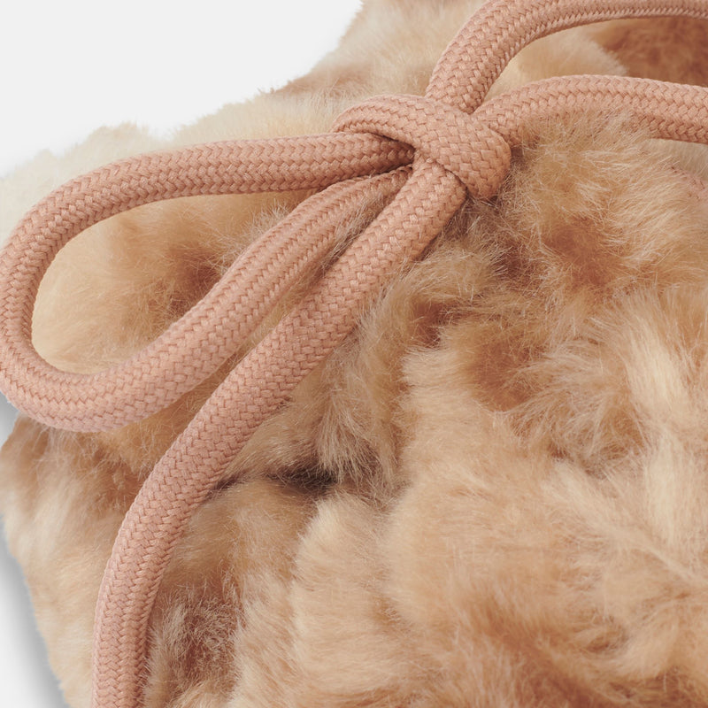 Faux Fur Baby Booties