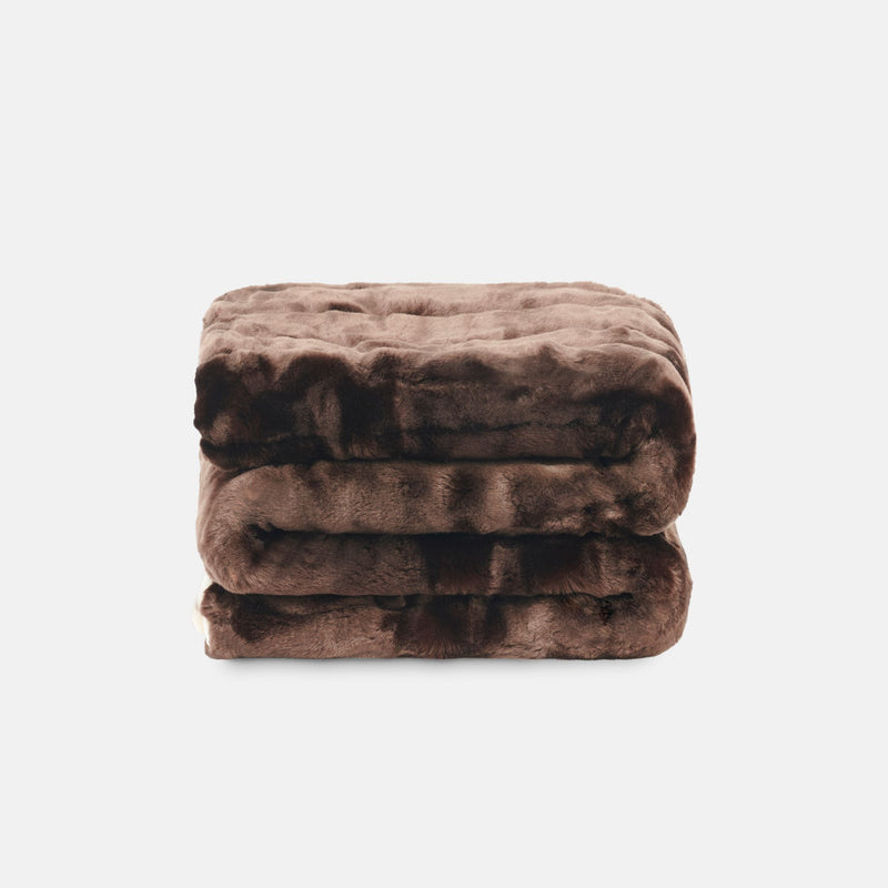 Luxury Mink Faux Fur Throw Blanket