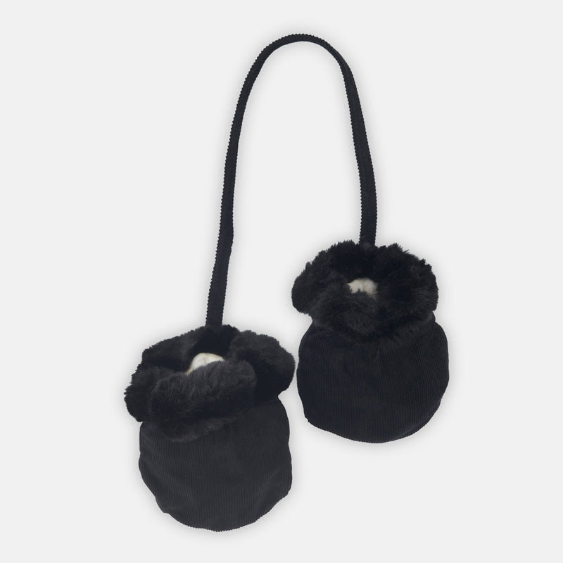 Russian-style Faux Fur Hat and Mitts Bundle