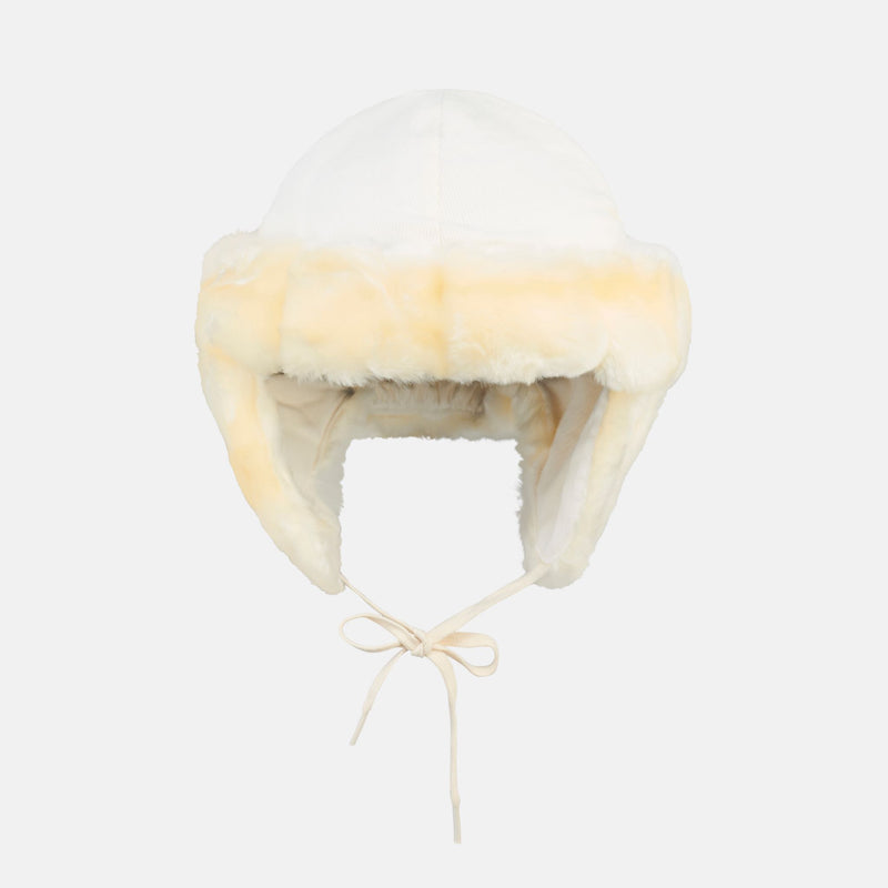 Russian-style Faux Fur Hat and Mitts Bundle